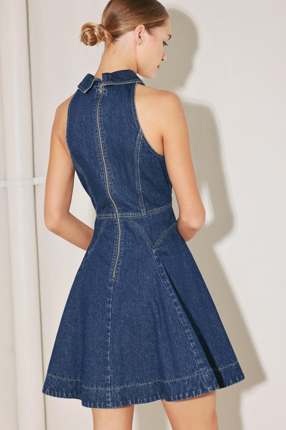 COOL GIRL COMEBACK DENIM MINI DRESS