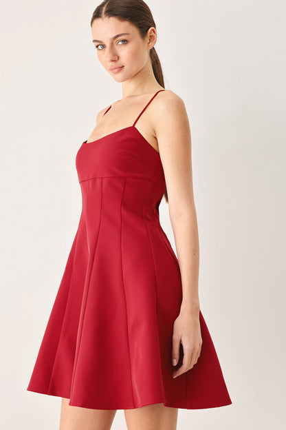 FRESH LINE WOVEN CAMI DRESS