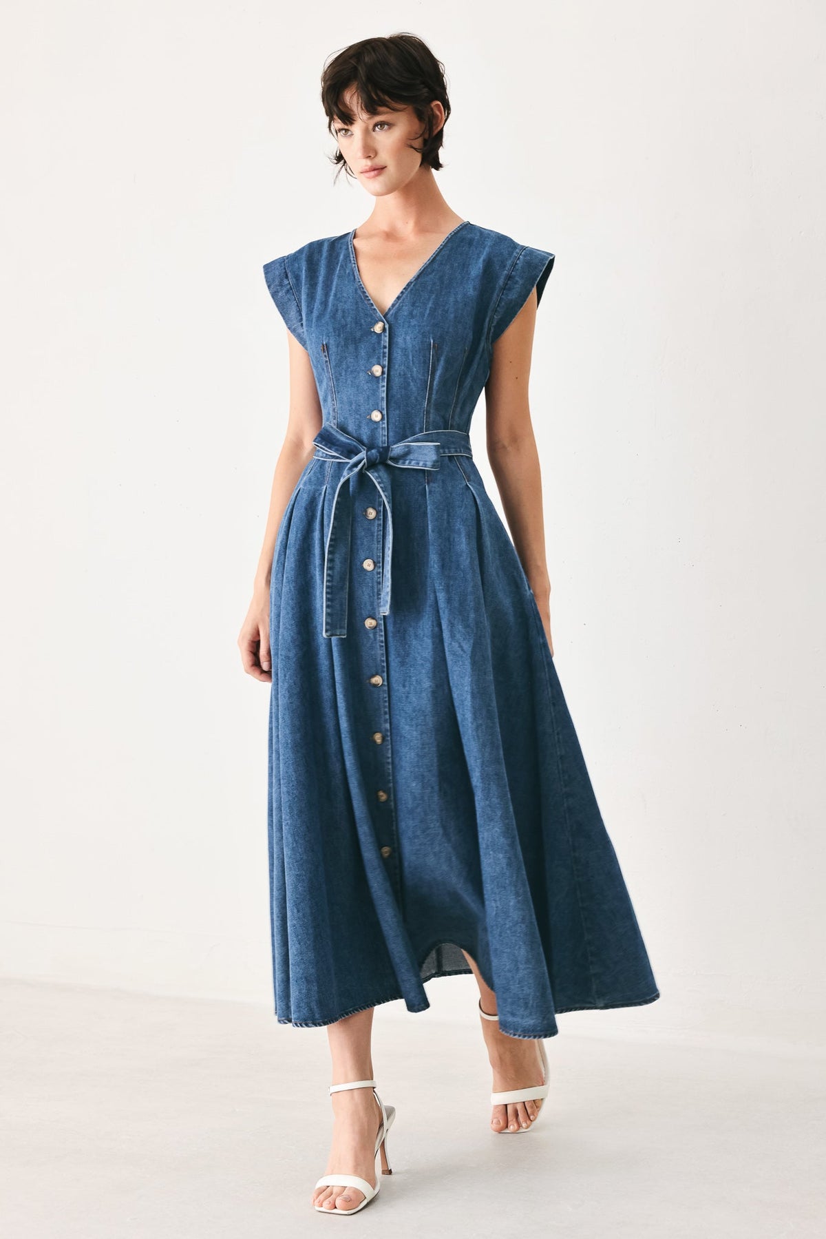VESTIDO MIDI VAQUERO "DAYDREAM"