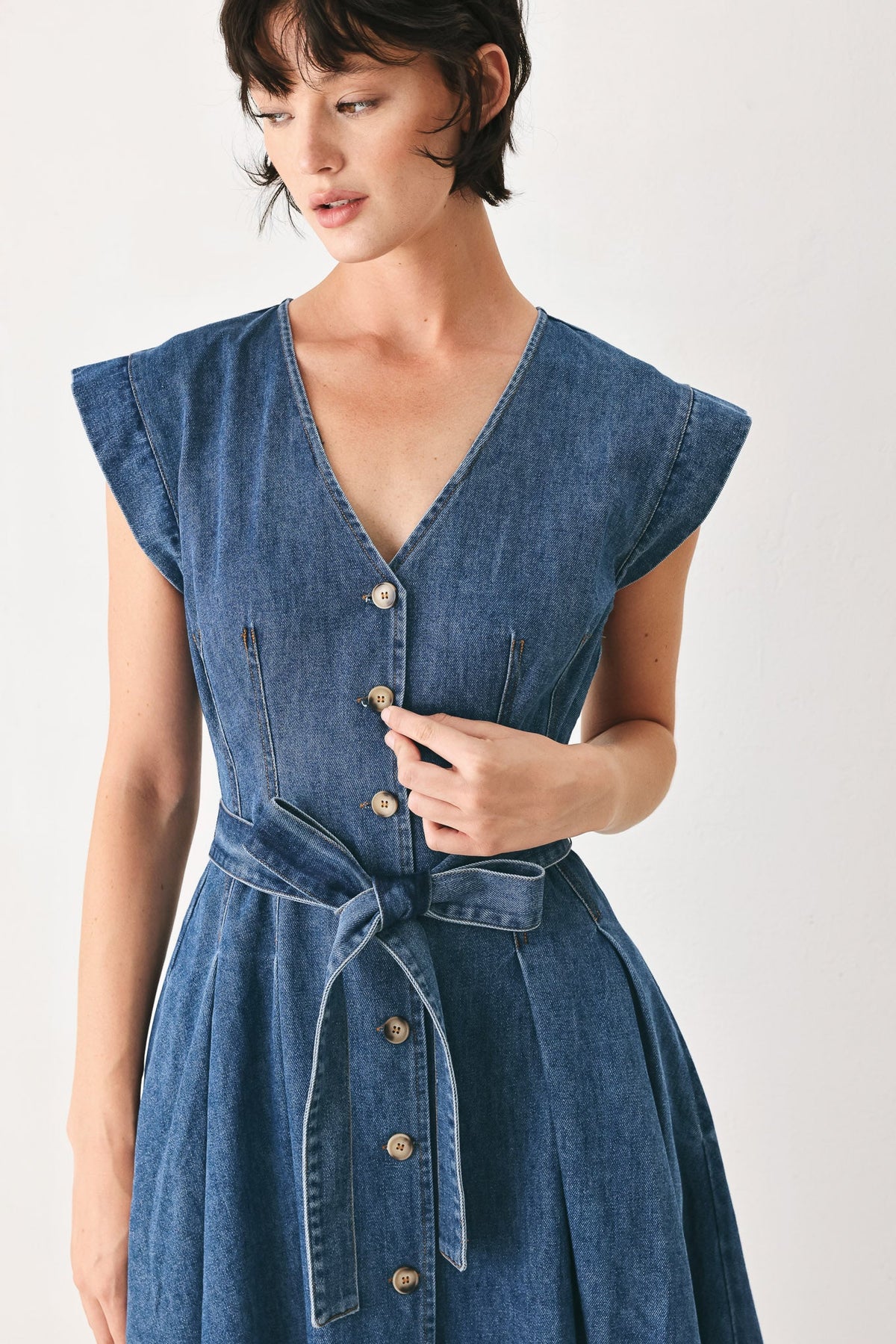 VESTIDO MIDI VAQUERO "DAYDREAM"