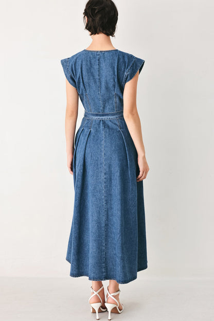 DAYDREAM DENIM MIDI DRESS