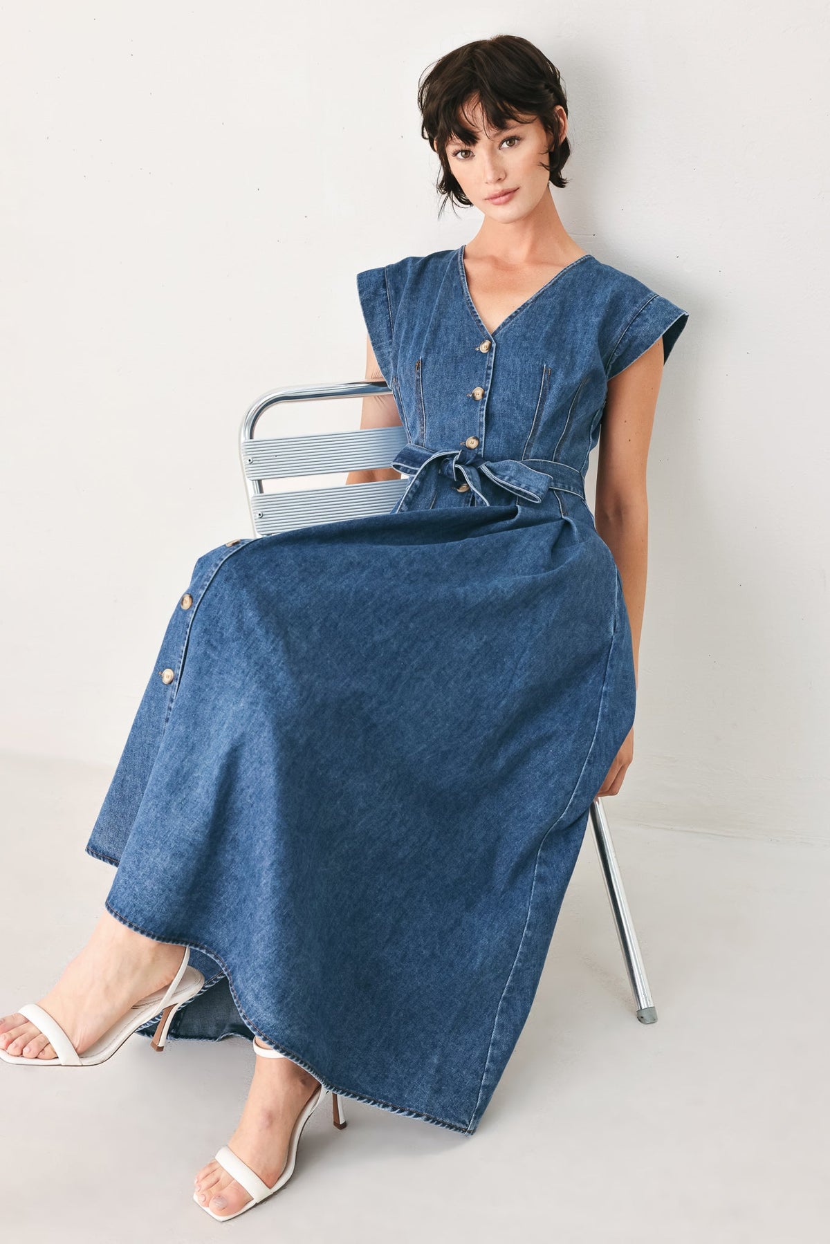 VESTIDO MIDI VAQUERO "DAYDREAM"