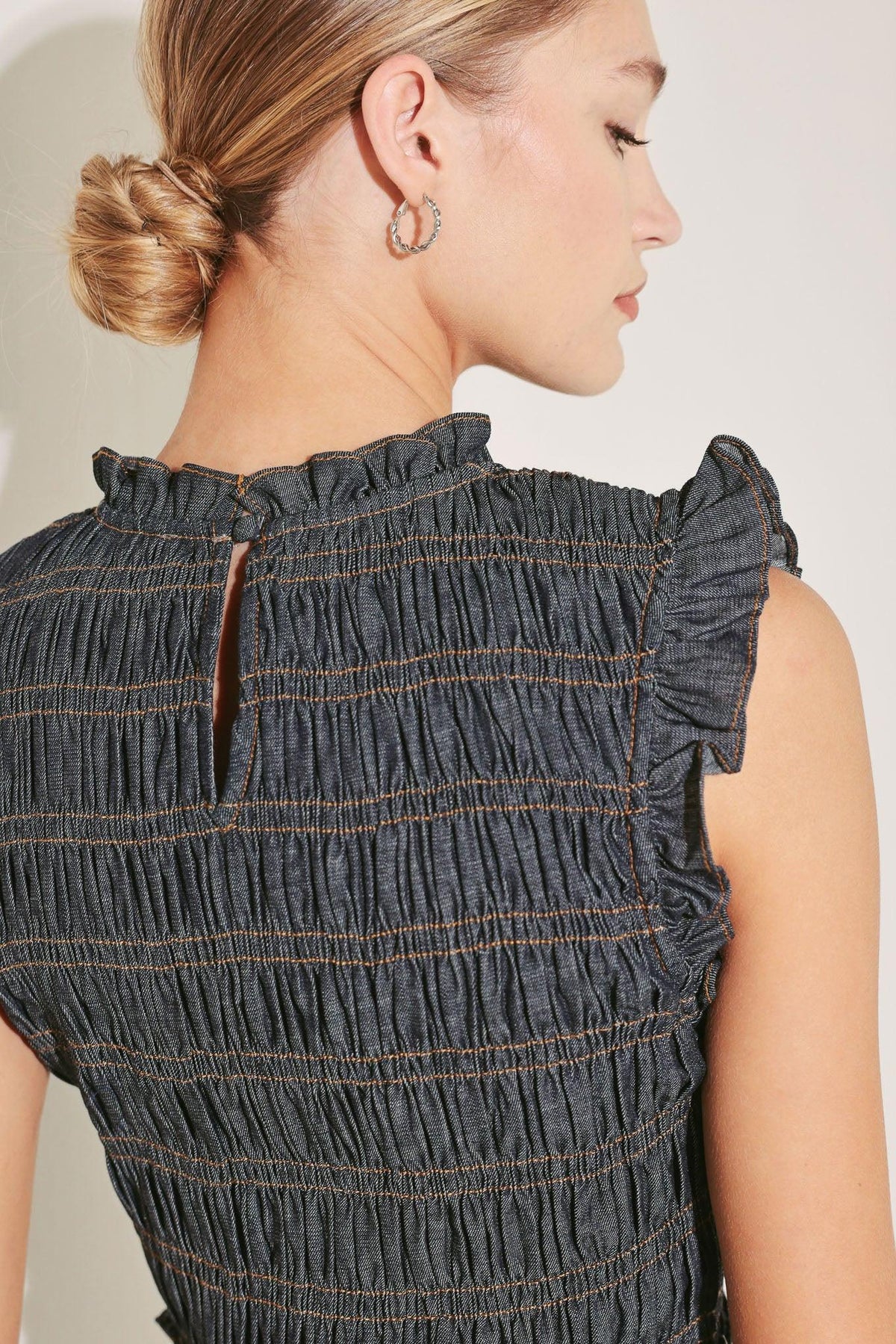 VESTIDO MIDI DE MEZCLILLA ROMANTIC REVERIE