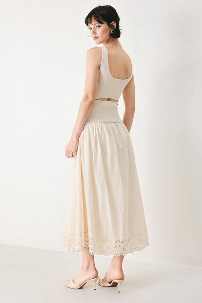 DAYDREAM THREAD MIDI DRESS