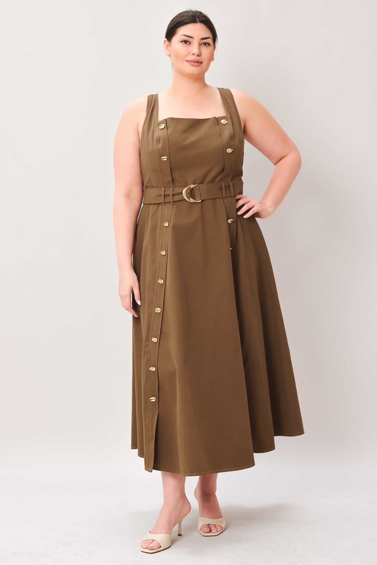 VESTIDO MIDI DE TEJIDO SWEET SIENNA
