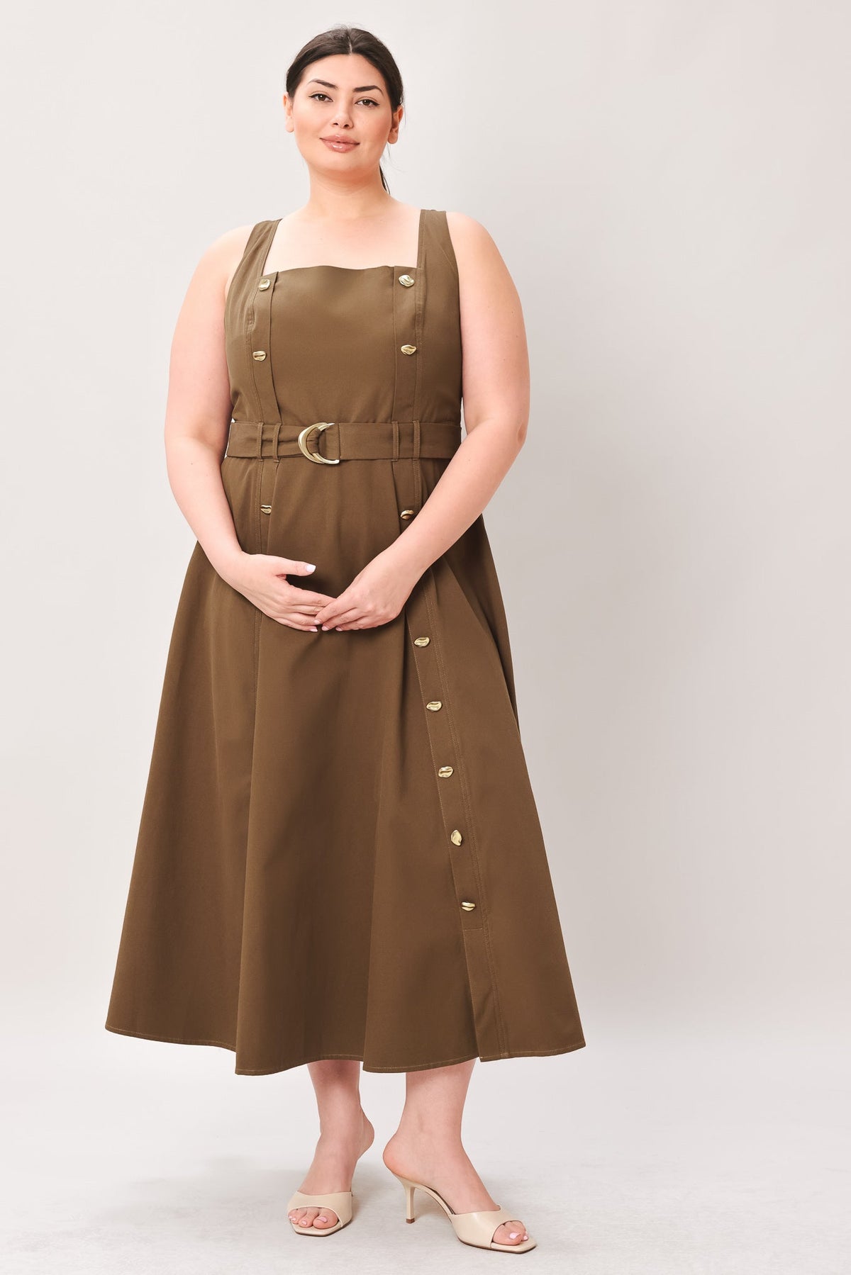 VESTIDO MIDI DE TEJIDO SWEET SIENNA