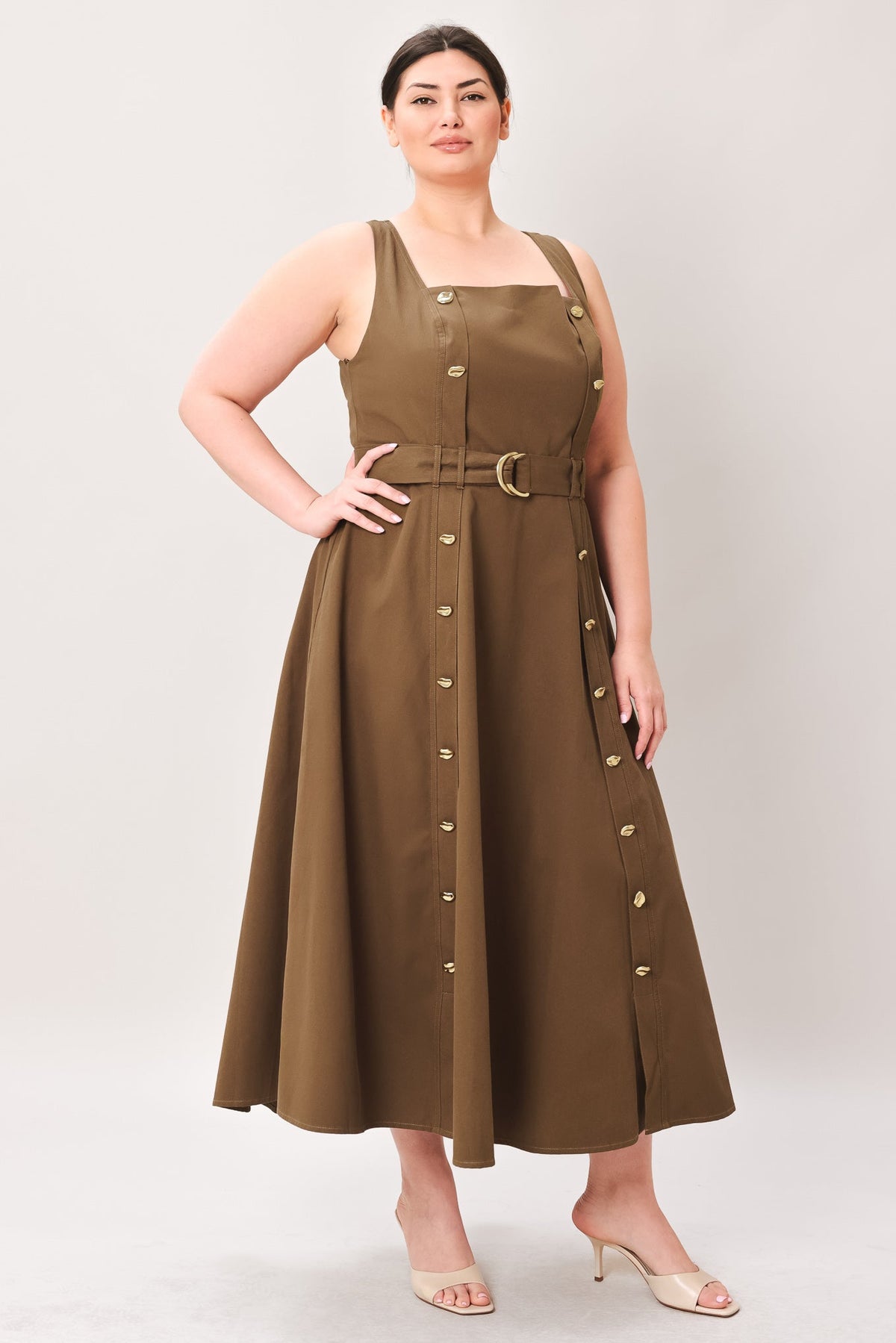VESTIDO MIDI DE TEJIDO SWEET SIENNA