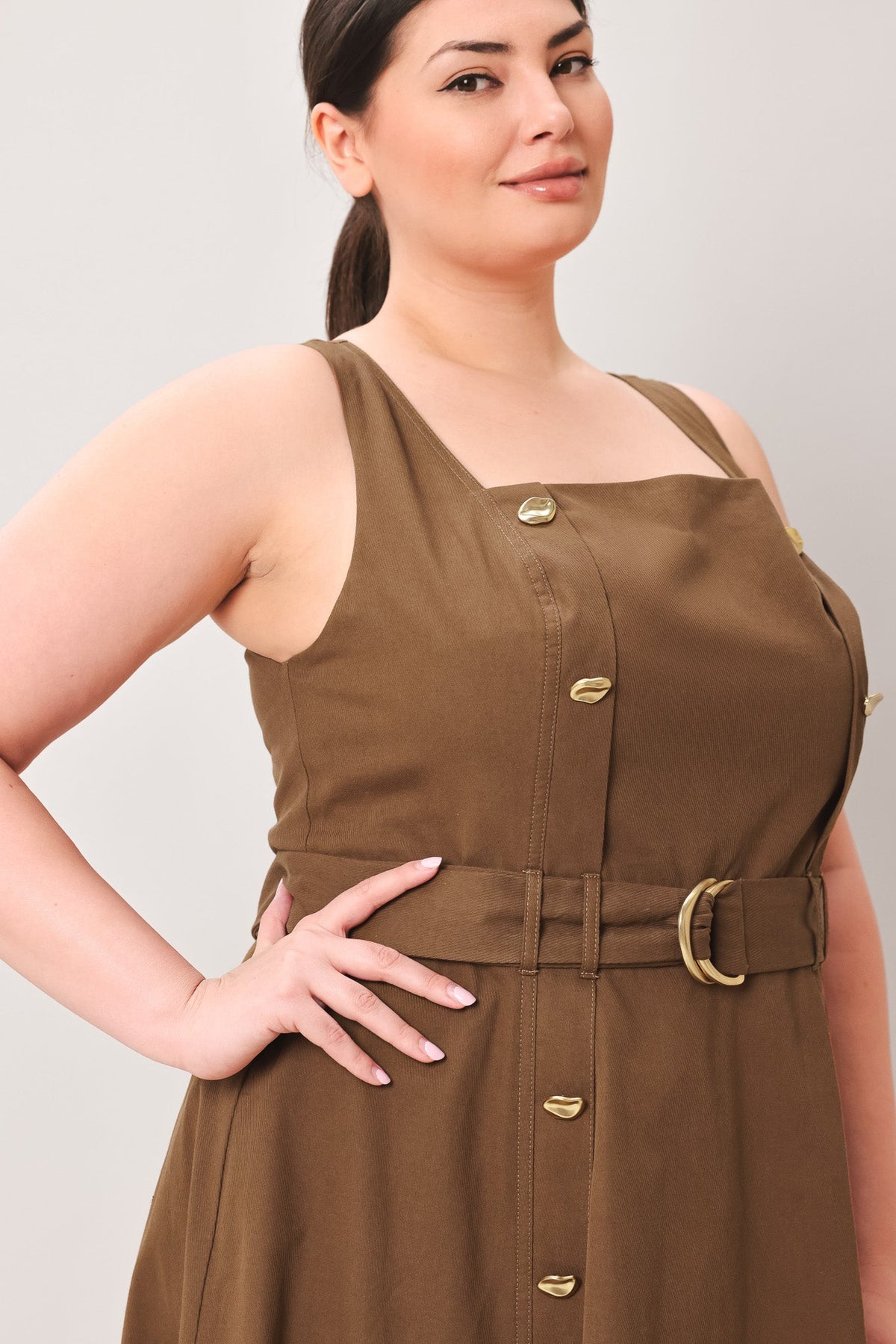 VESTIDO MIDI DE TEJIDO SWEET SIENNA