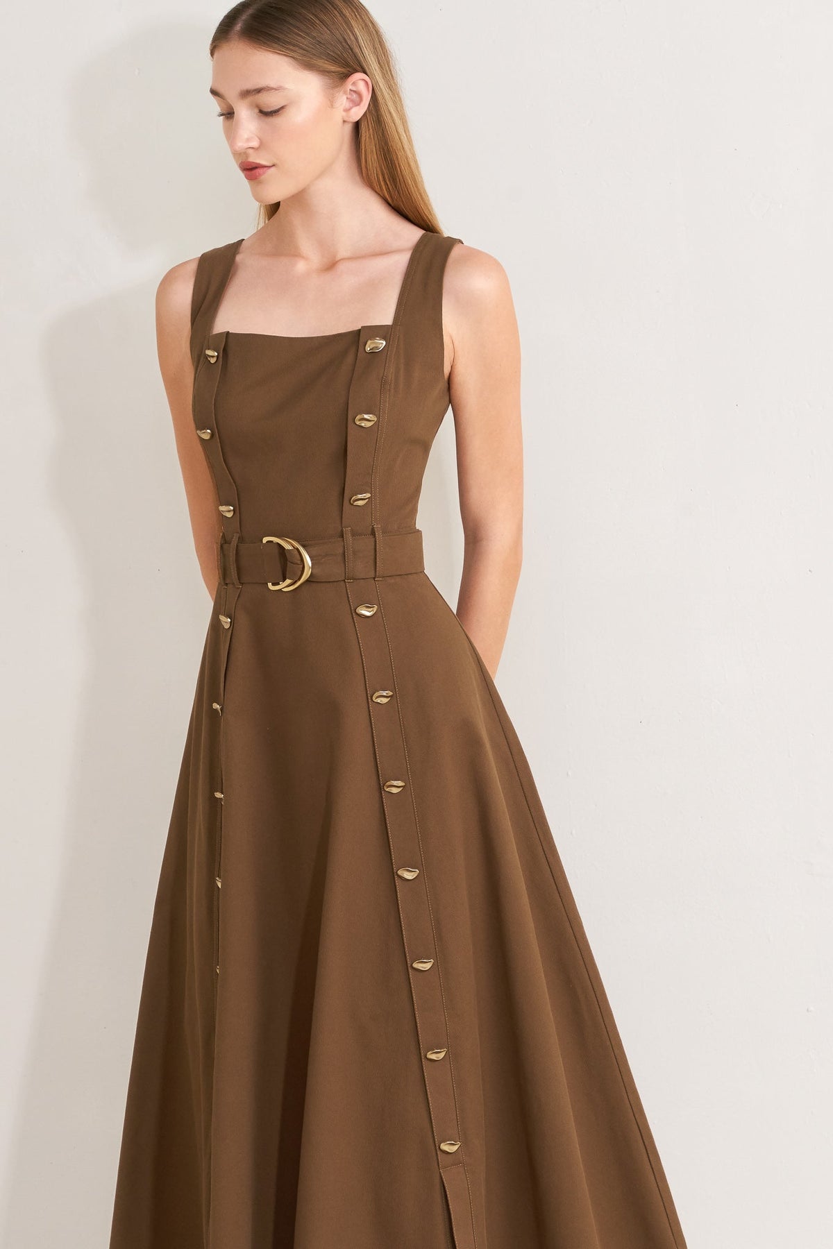 VESTIDO MIDI DE TEJIDO SWEET SIENNA