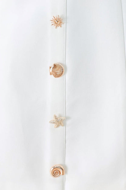 PURE GLAM WOVEN MINI DRESS