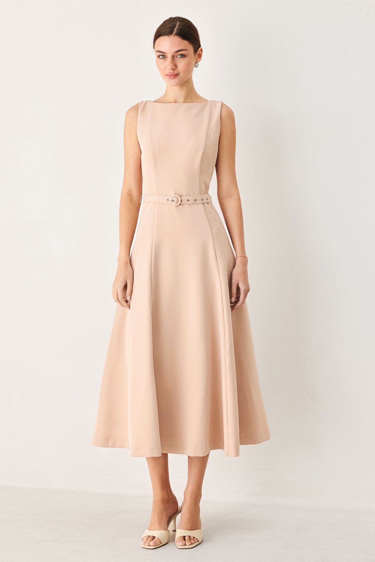 VESTIDO MIDI TEJIDO BLUSH HOUR