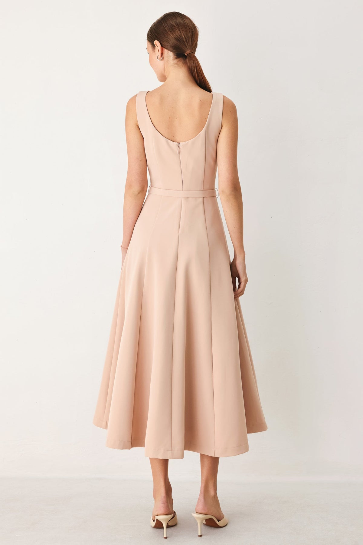 VESTIDO MIDI TEJIDO BLUSH HOUR