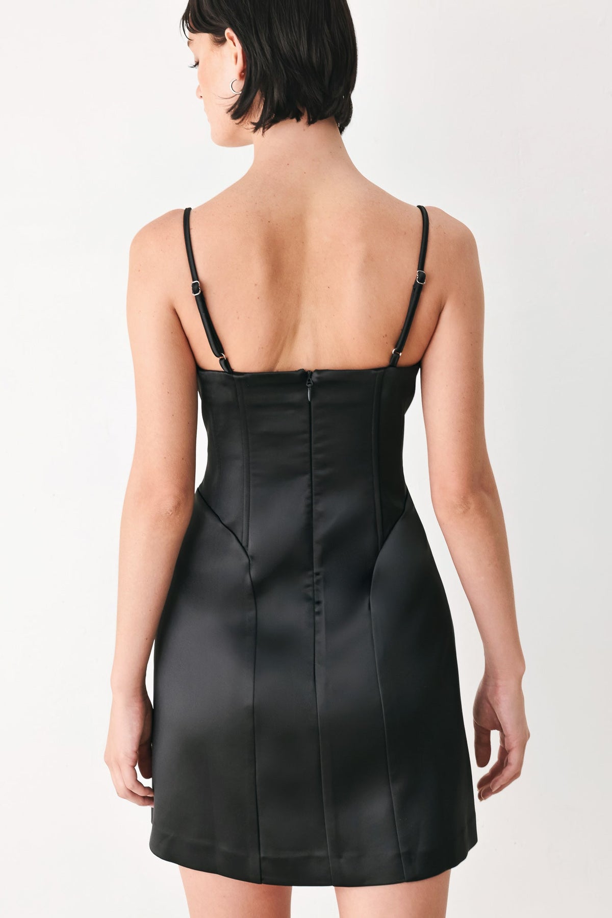 VESTIDO CORTO TEJIDO TIPO CORSÉ MIDNIGHT