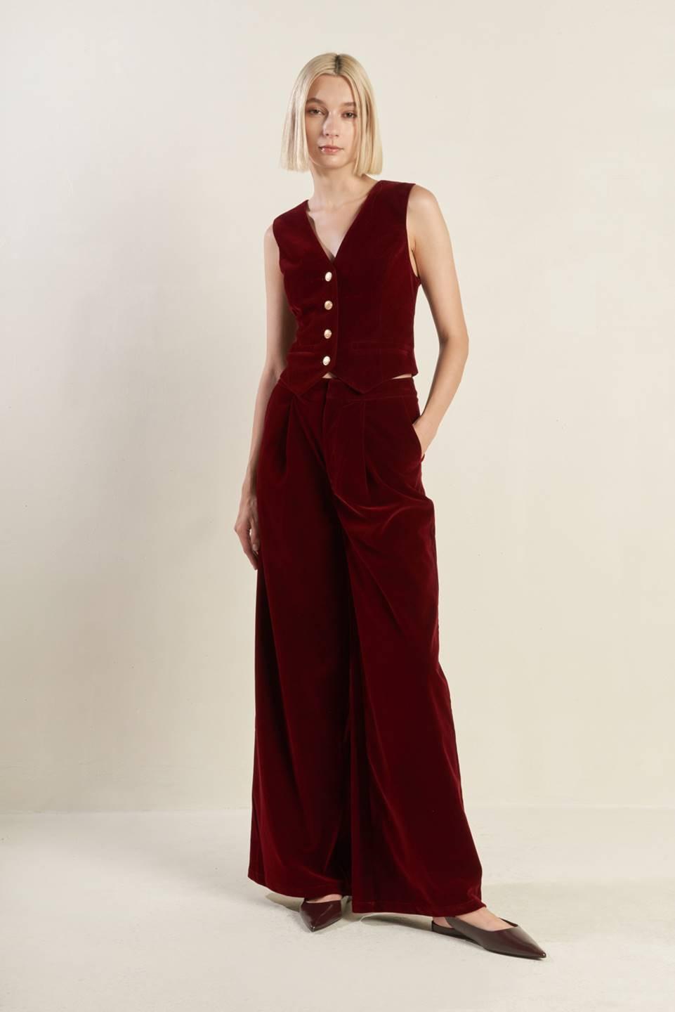 CHALECO DE TERCIOPELO COY CHARM