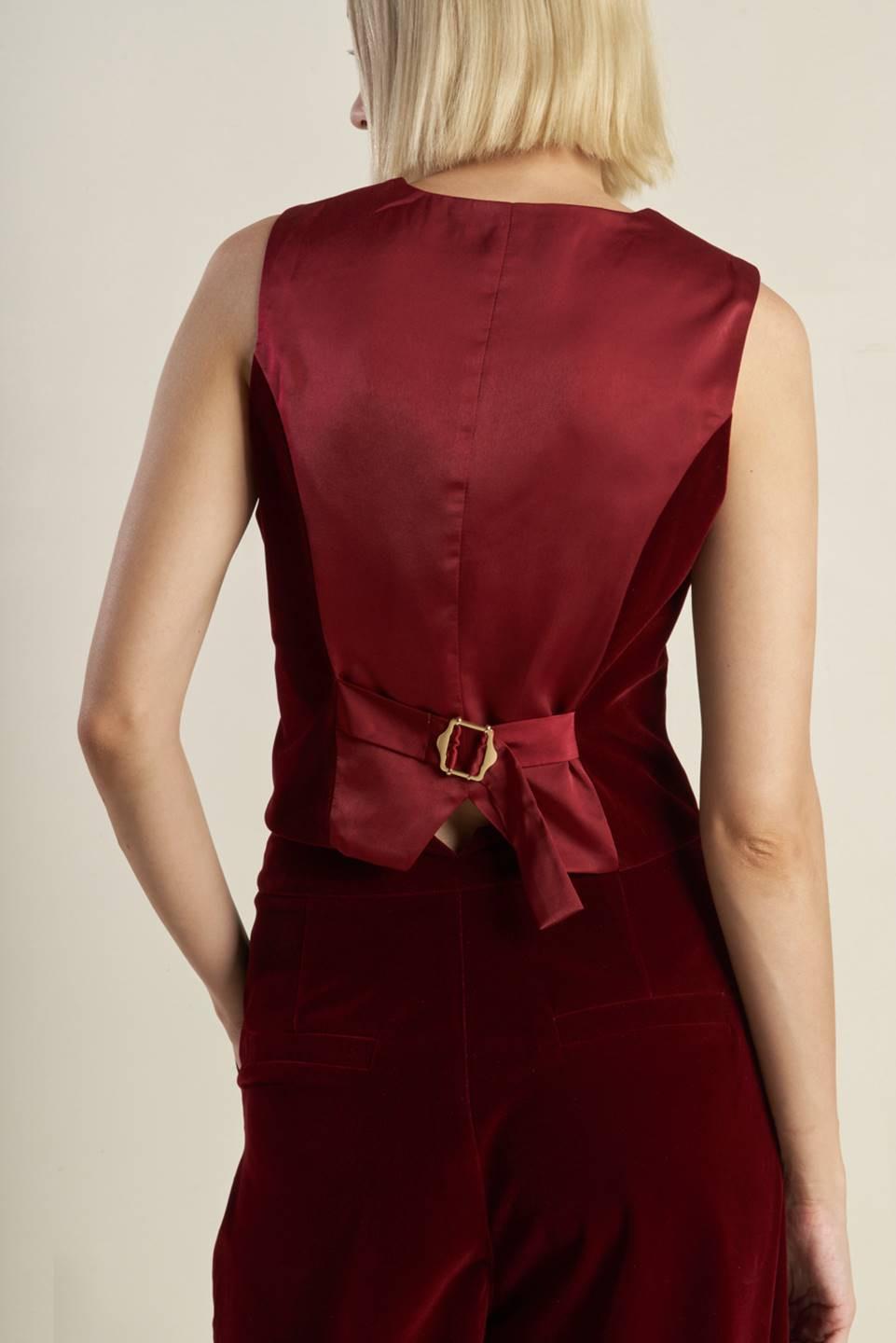 CHALECO DE TERCIOPELO COY CHARM