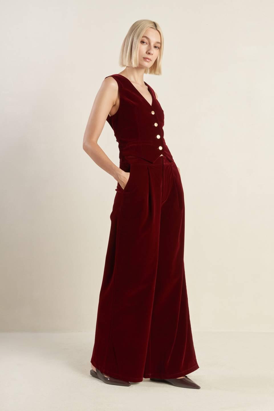 CHALECO DE TERCIOPELO COY CHARM