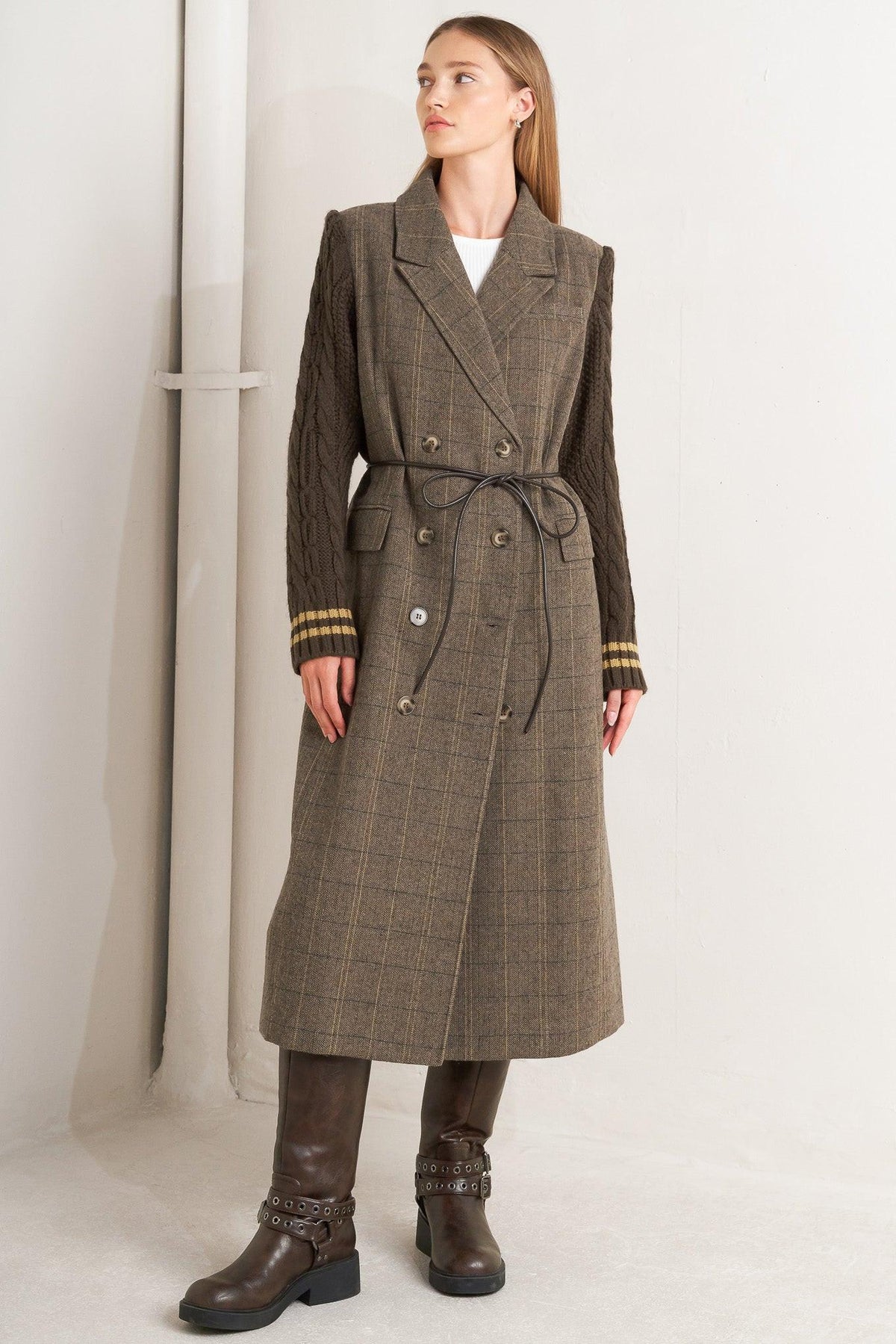 ABRIGO MIDI TEJIDO FIELDLINE HERITAGE