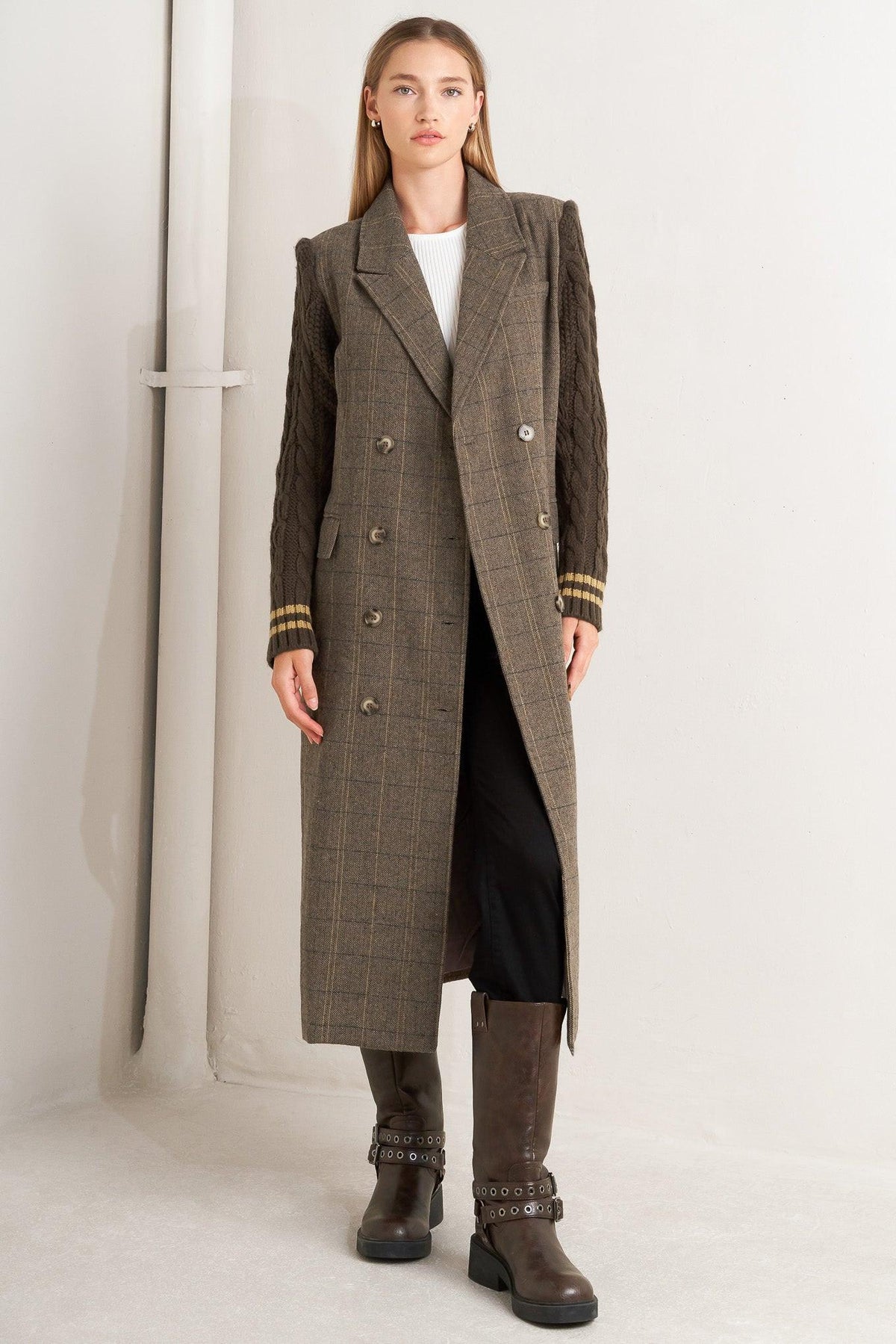 ABRIGO MIDI TEJIDO FIELDLINE HERITAGE