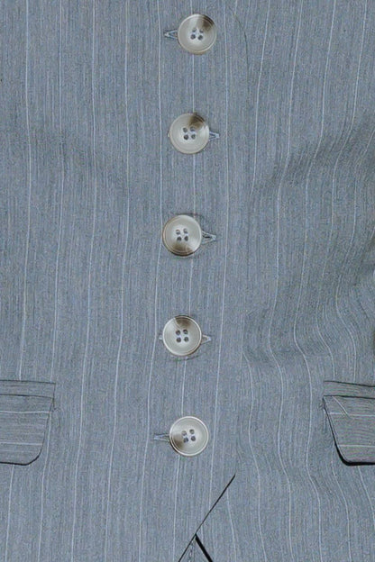 SMILE BRIGHT IN GREY WOVEN VEST
