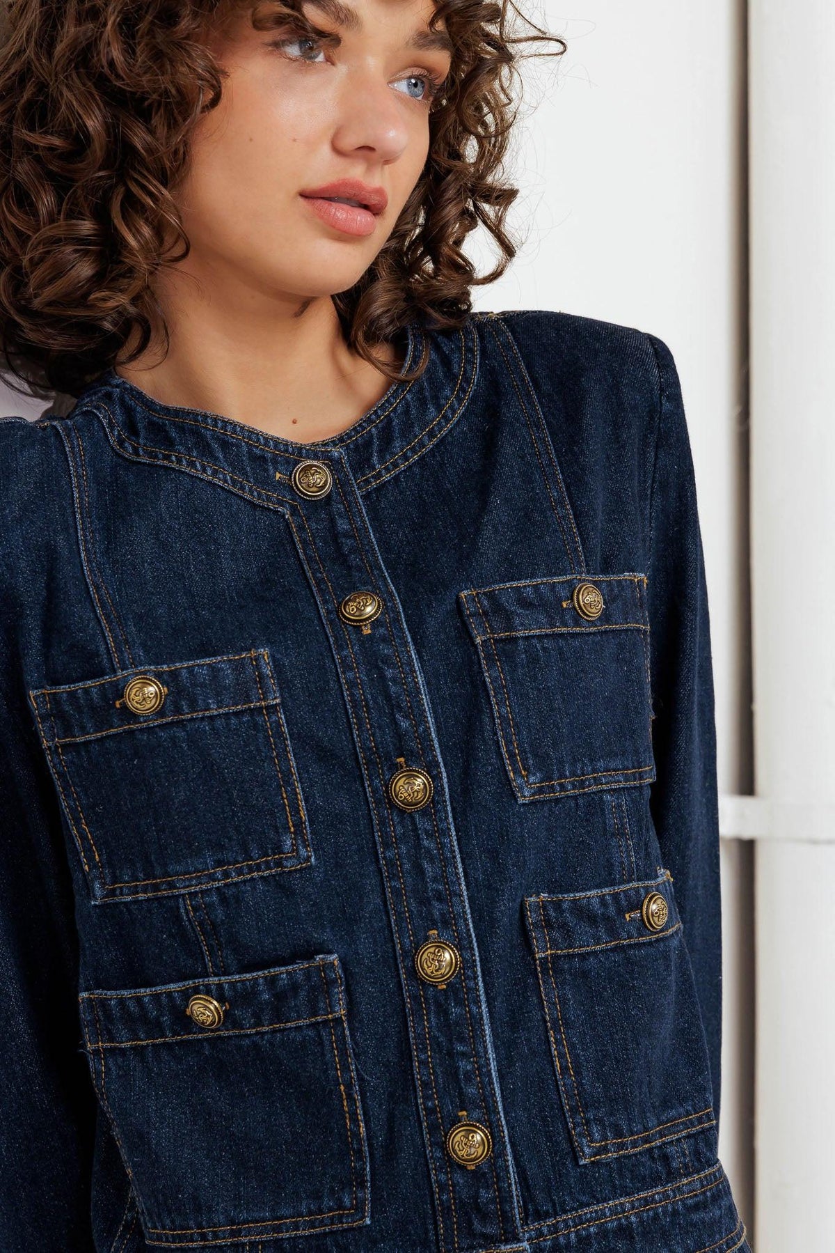 GLAM CODE DENIM JACKET