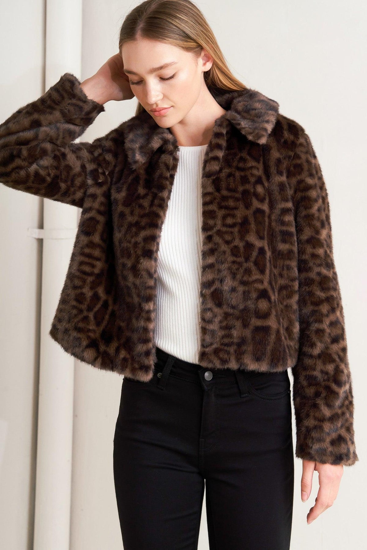 CHAQUETA DE PIEL SINTÉTICA WILD FAME