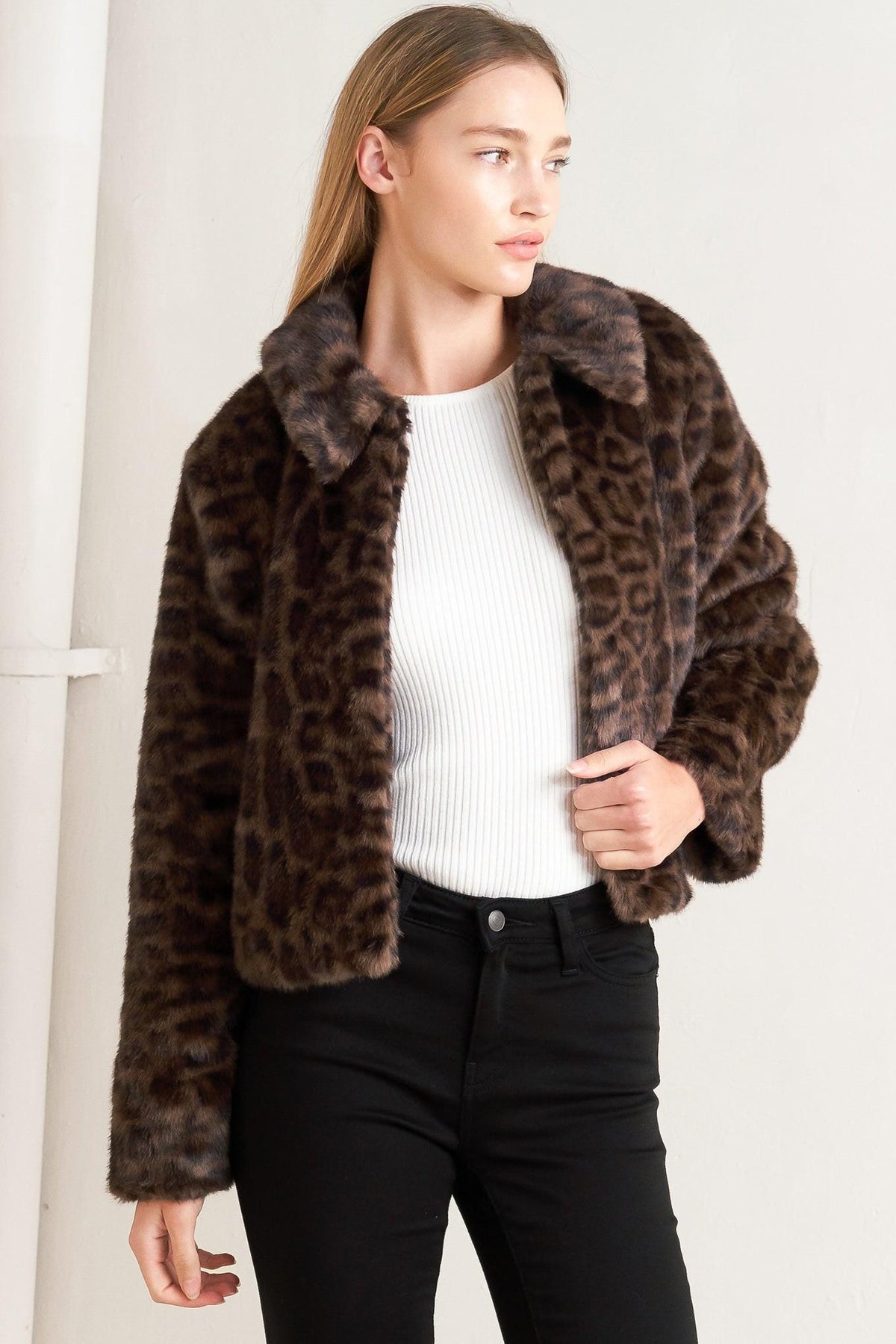 CHAQUETA DE PIEL SINTÉTICA WILD FAME
