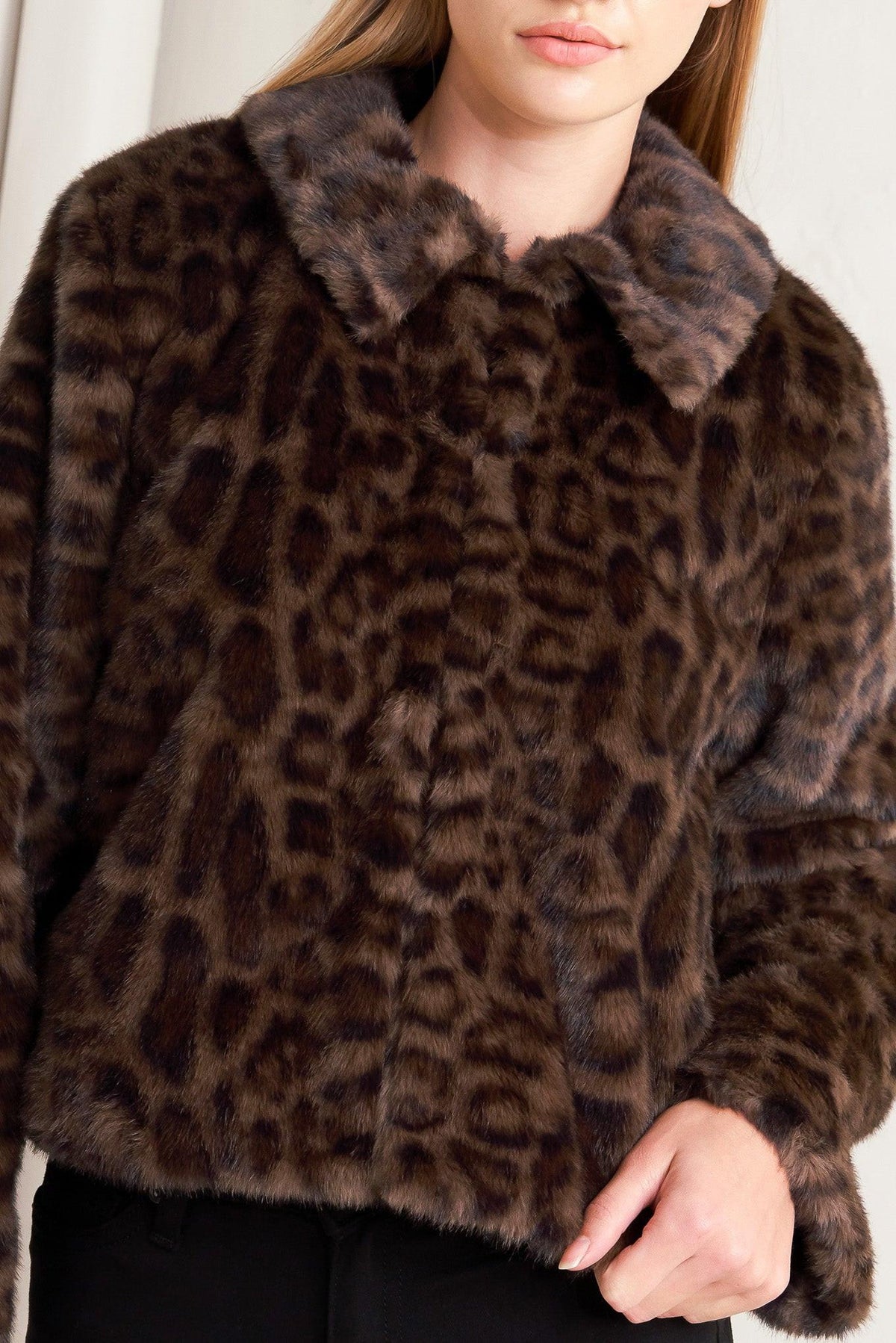 CHAQUETA DE PIEL SINTÉTICA WILD FAME