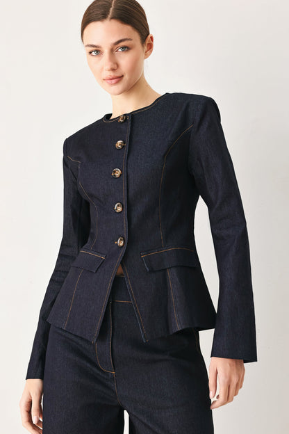 CITY MUSE MODERN DENIM JACKET