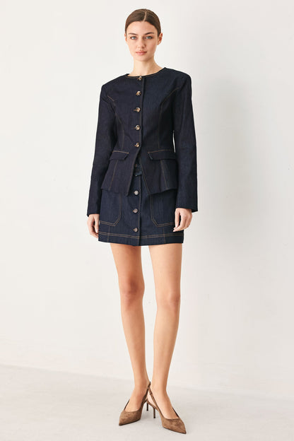 CITY MUSE MODERN DENIM JACKET
