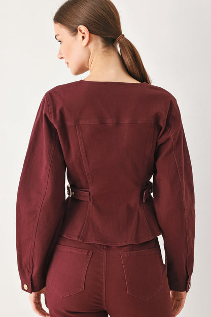 MERLOT RIDGE WOVEN JACKET