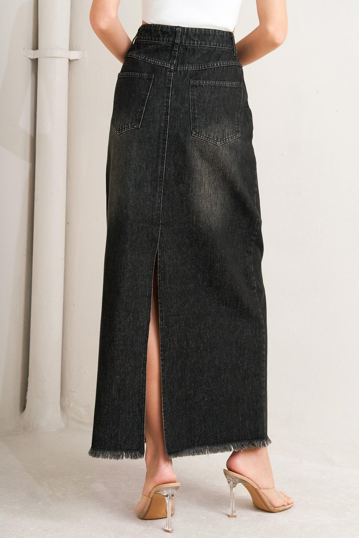 Falda midi vaquera TALK ABOUT BEAUTY