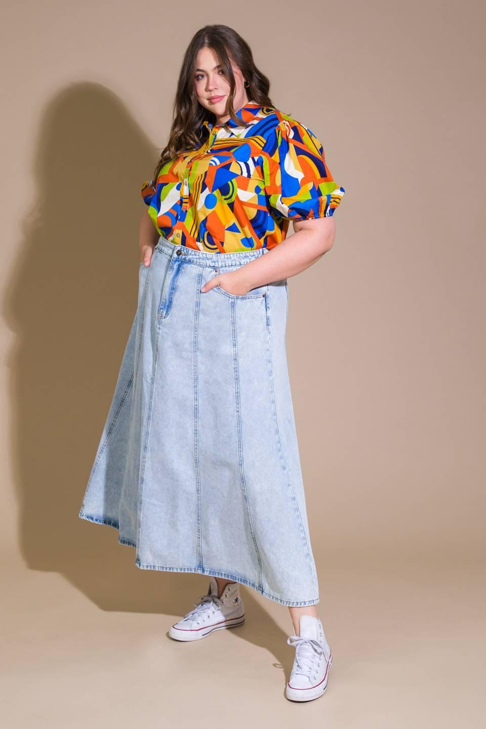 FALDA MIDI VAQUERA "URBAN COWGIRL"