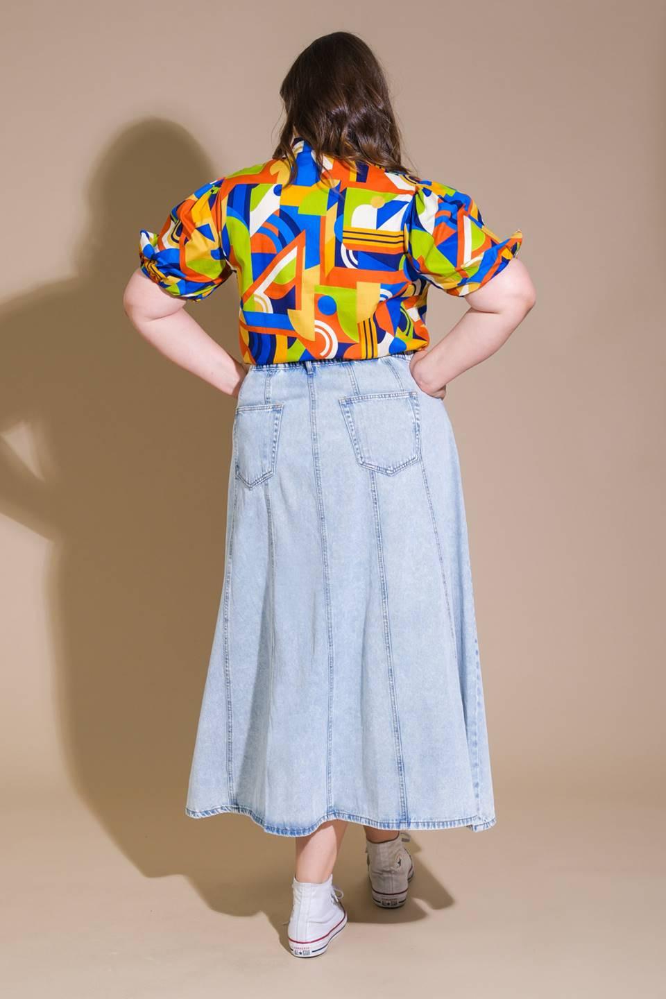 FALDA MIDI VAQUERA "URBAN COWGIRL"