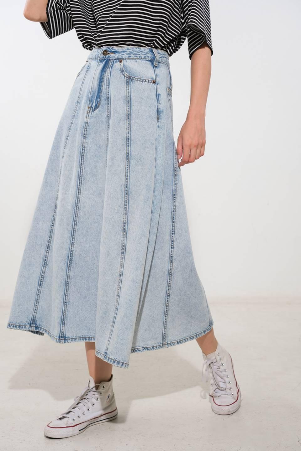 FALDA MIDI VAQUERA "URBAN COWGIRL"