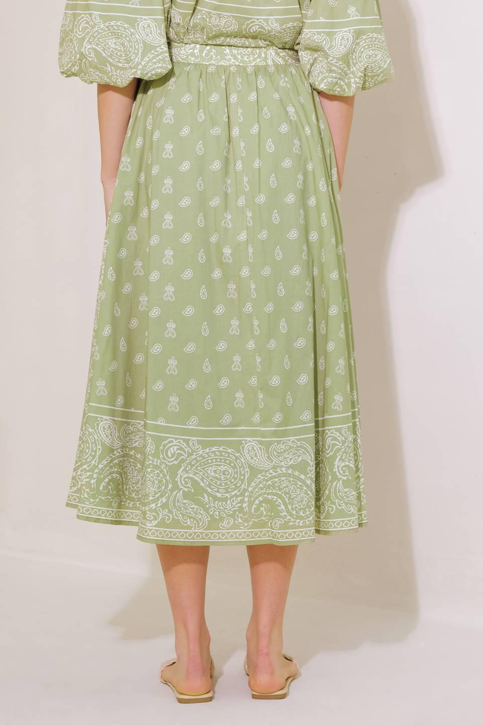 FALDA MIDI COMPLETA TEJIDA CUANTOS MÁS, MEJOR