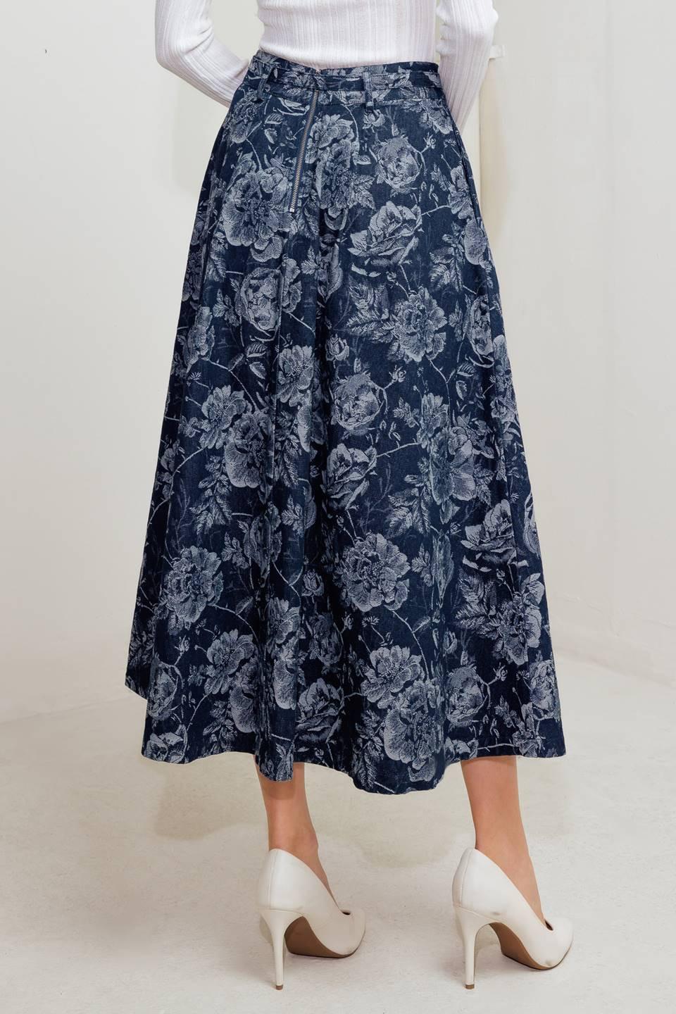FALDA DE MEZCLILLA JACQUARD URBAN MUSE