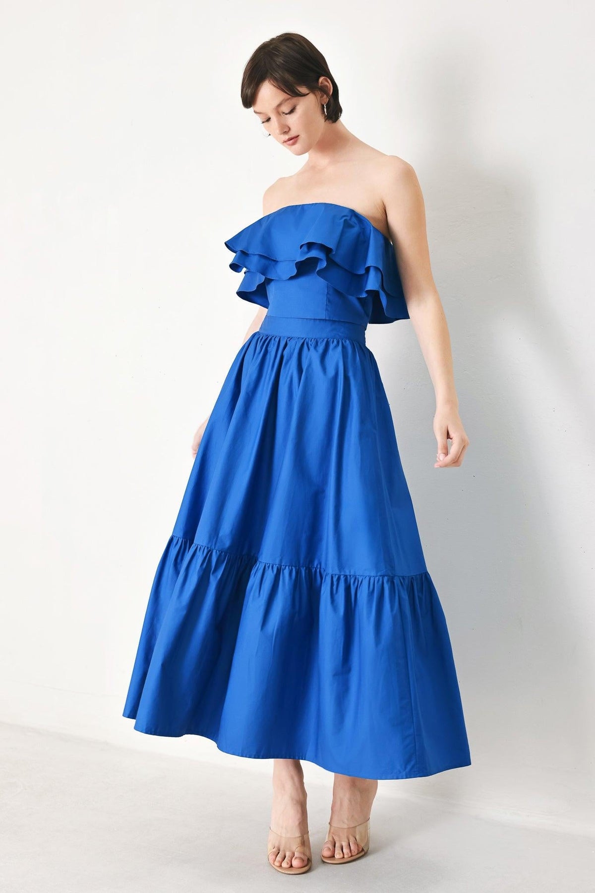 FALDA MIDI TEJIDA ROYAL FLOW