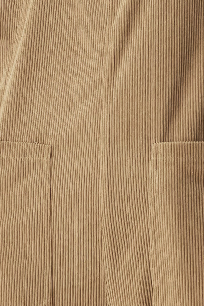 CARAMEL SLOUCHY CORDUROY JUMPSUIT
