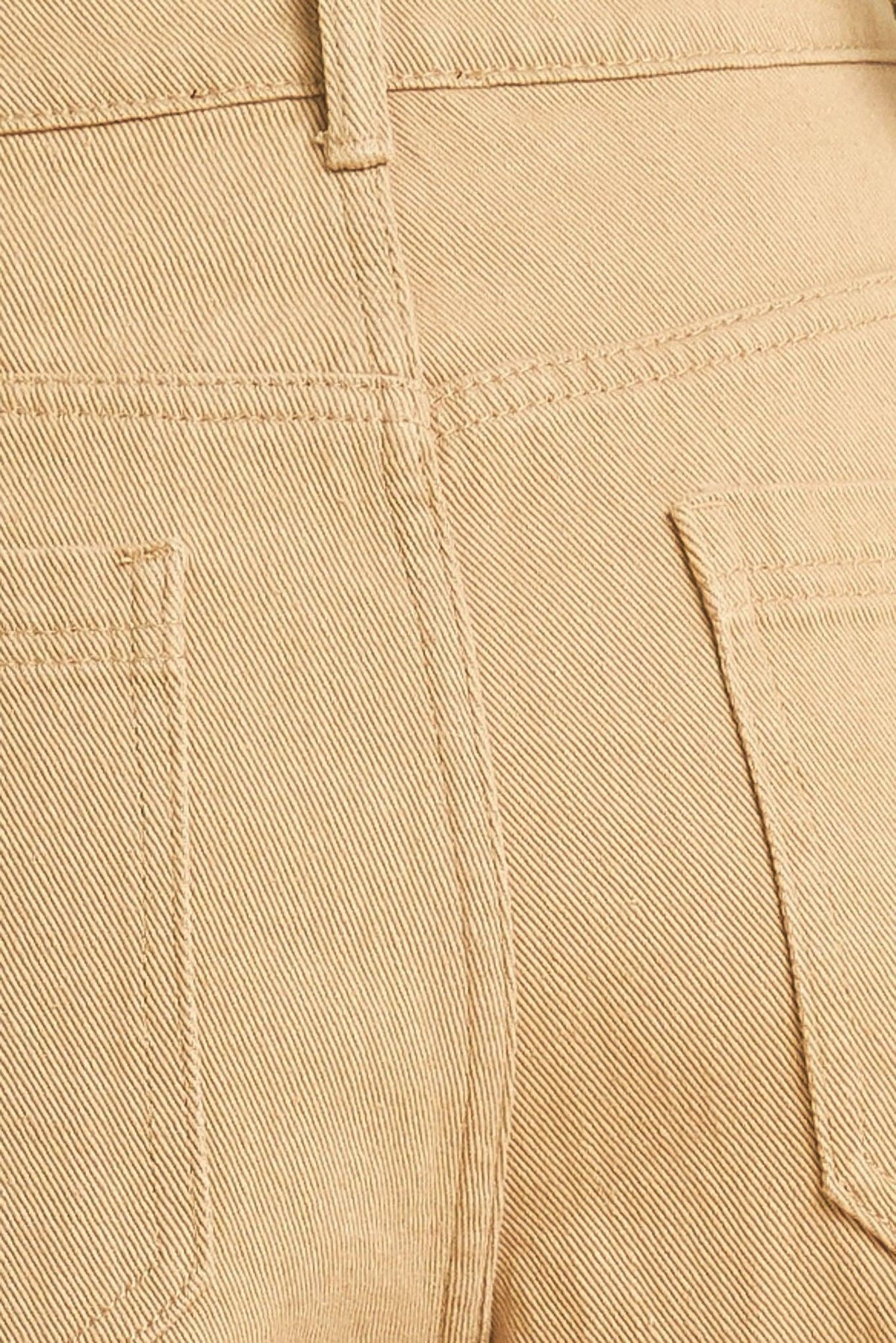 PANTALONES DE SARGA TEJIDA DE ELEVACIÓN ELEGANTE