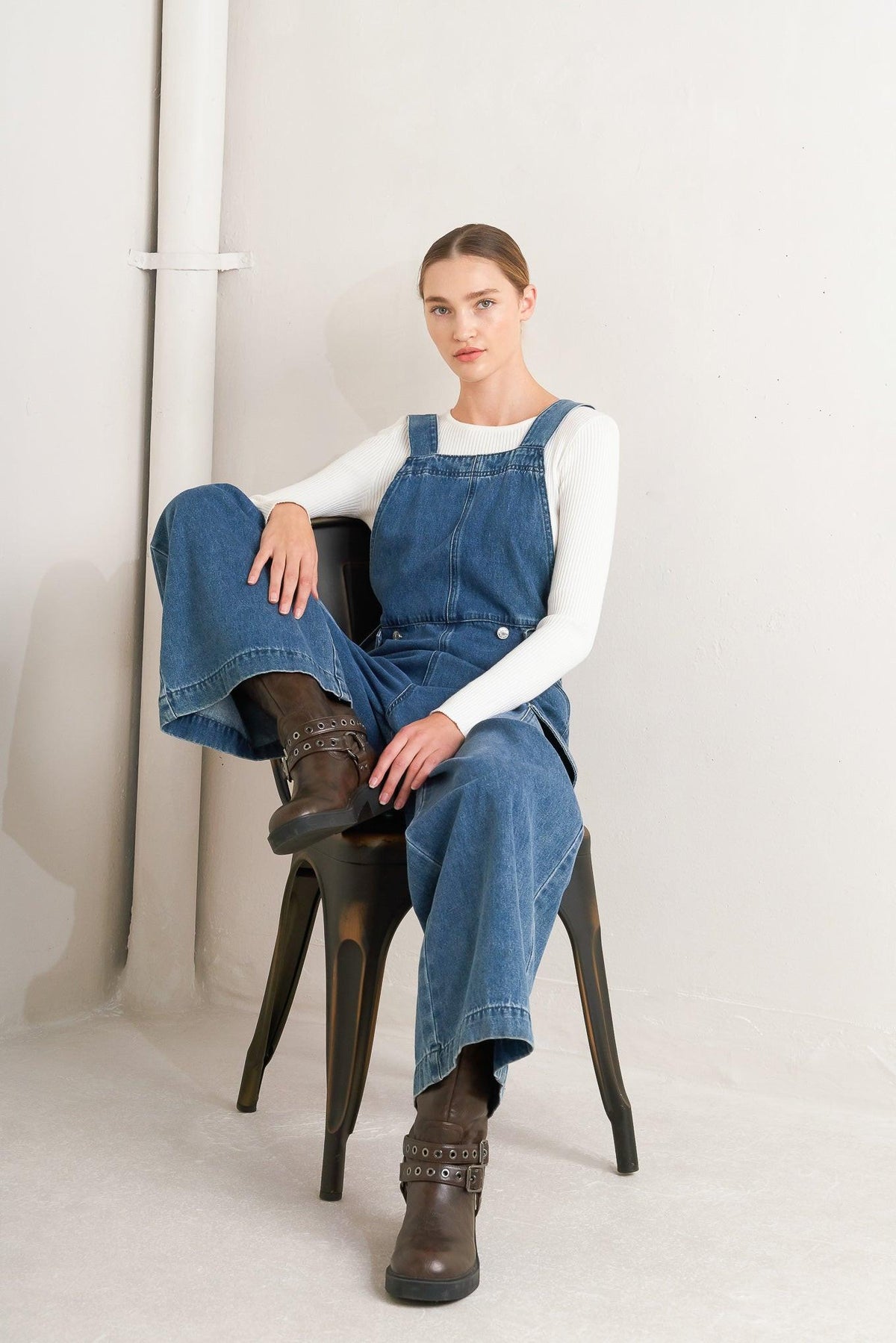 MONO CARGO DE DENIM LET ME TALK
