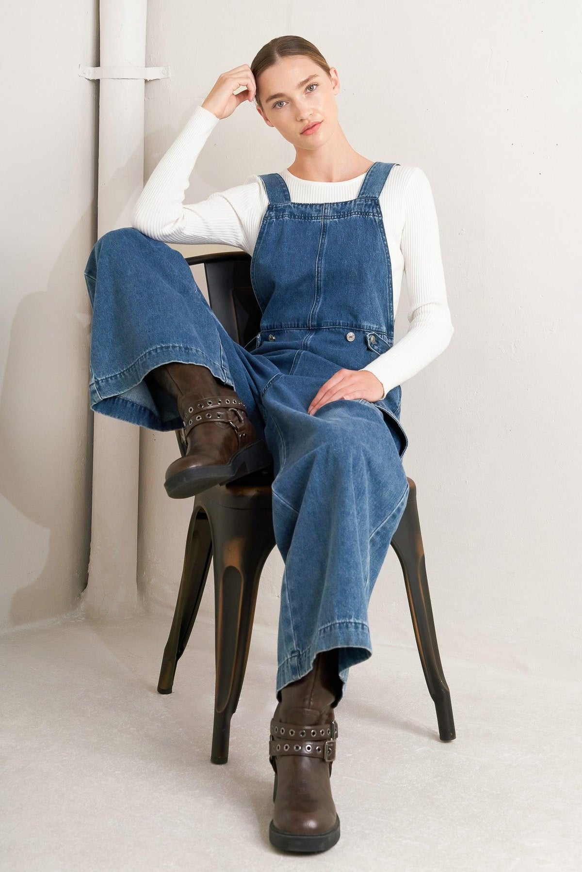 MONO CARGO DE DENIM LET ME TALK