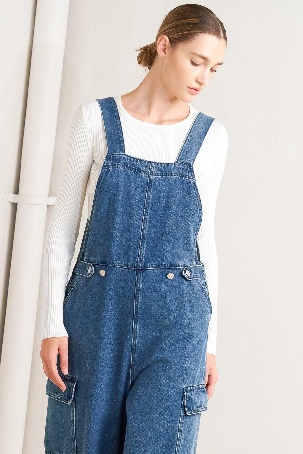 MONO CARGO DE DENIM LET ME TALK