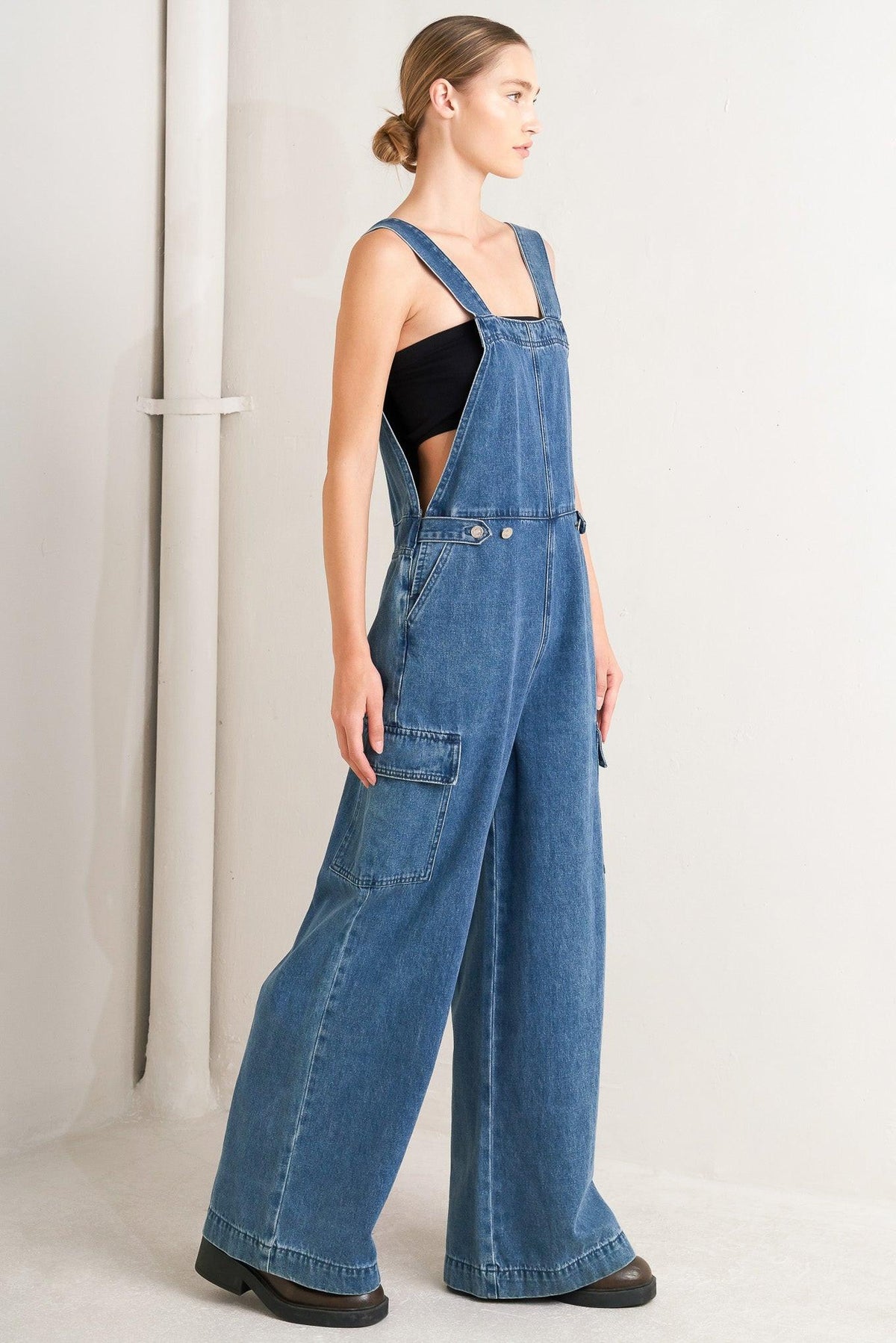 MONO CARGO DE DENIM LET ME TALK