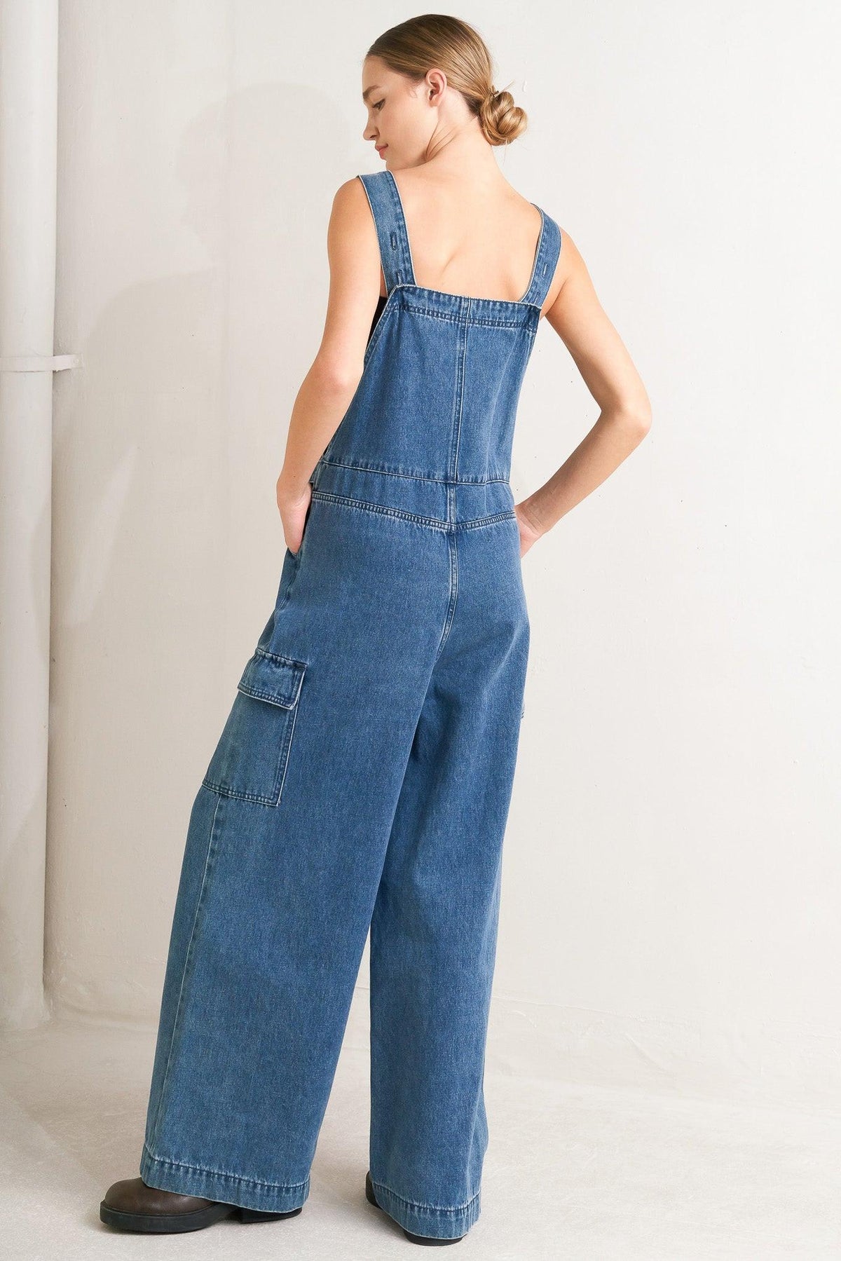 MONO CARGO DE DENIM LET ME TALK