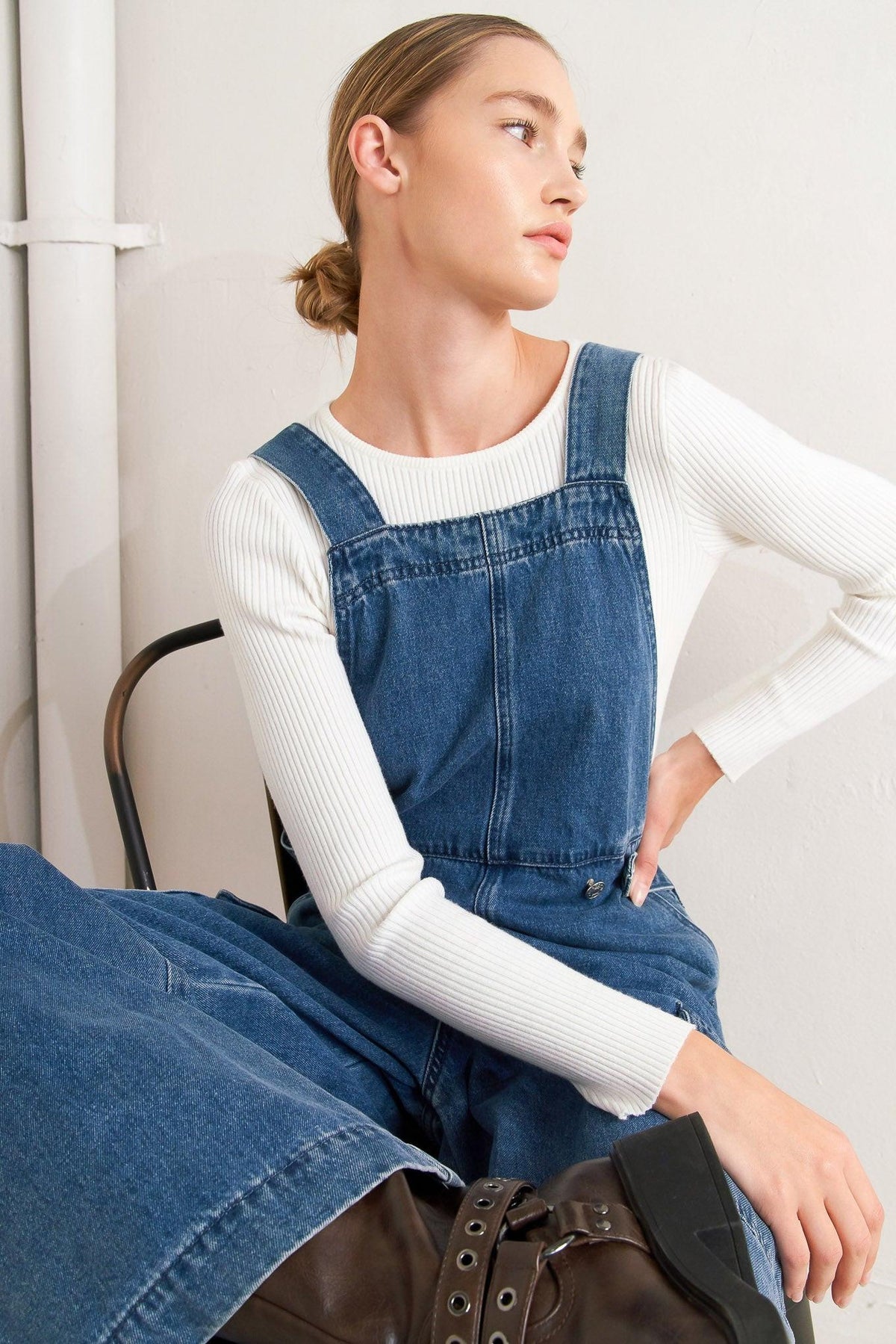 MONO CARGO DE DENIM LET ME TALK