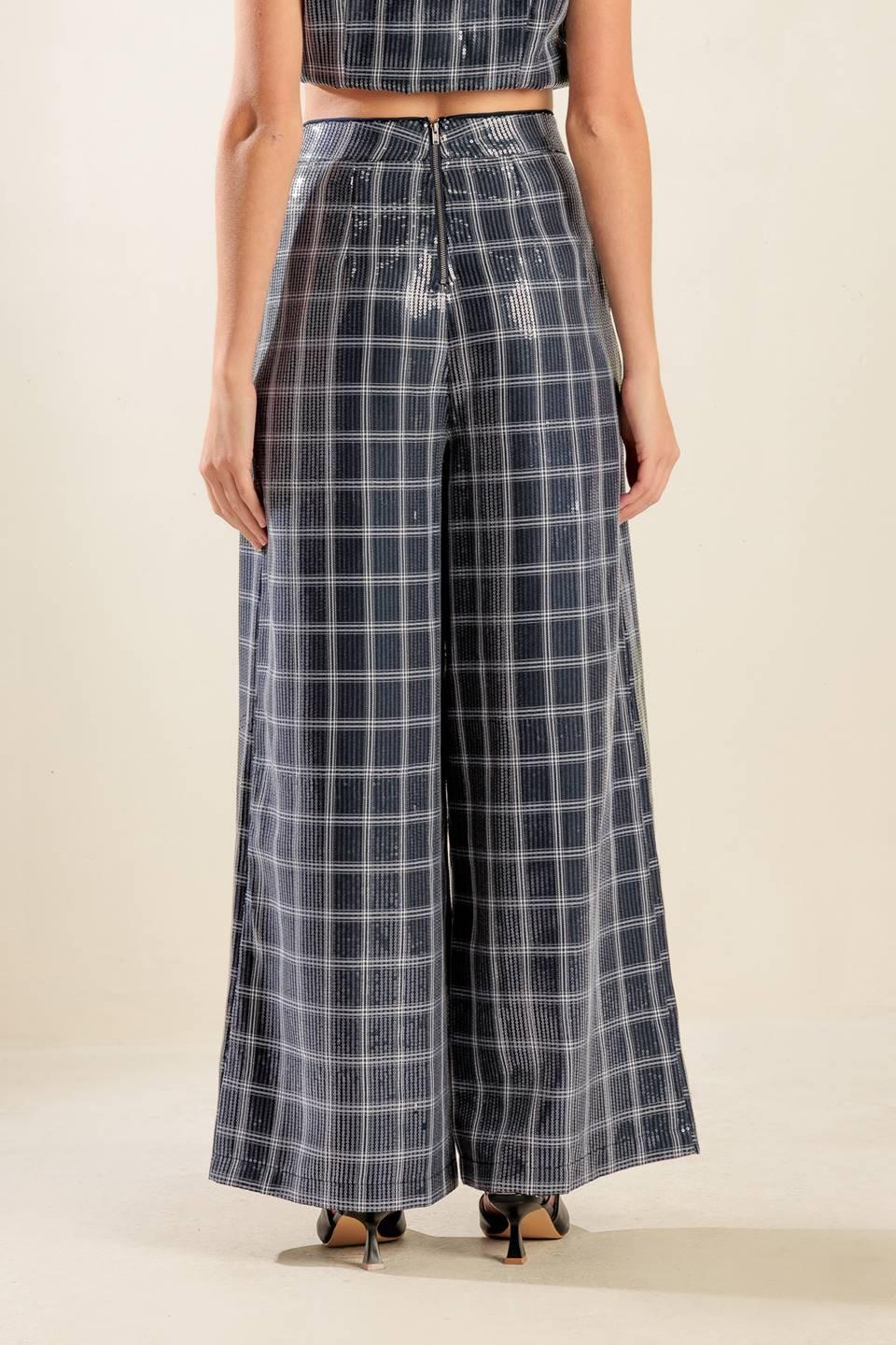 PANTALONES DE LENTEJUELAS AZUL MARINO PARA VIAJAR LEJOS