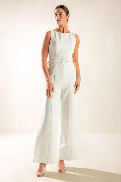 PRETTY MOMENT WOVEN JUMPSUIT