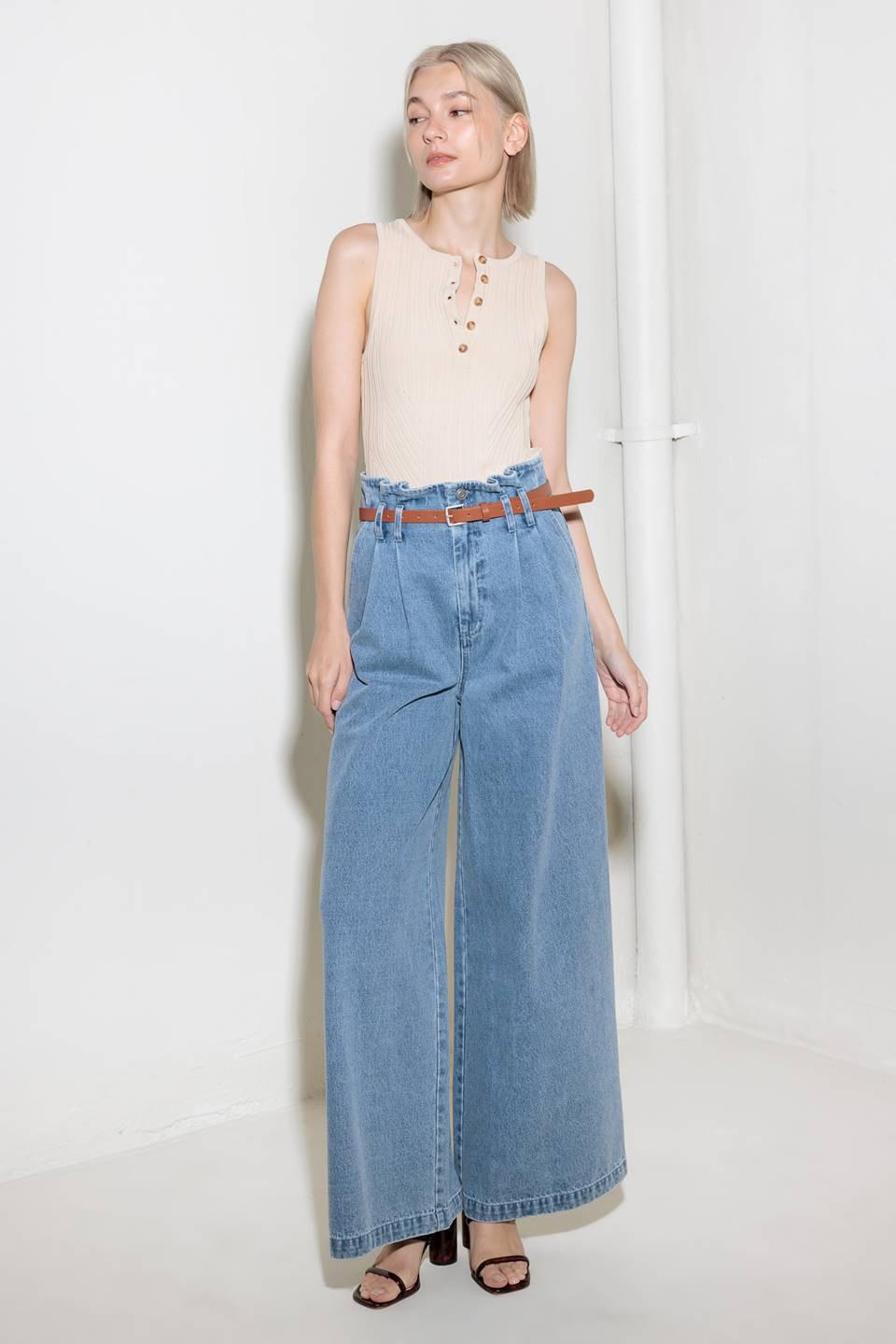 KISSED BY SUNLIGHT DENIM PANTS