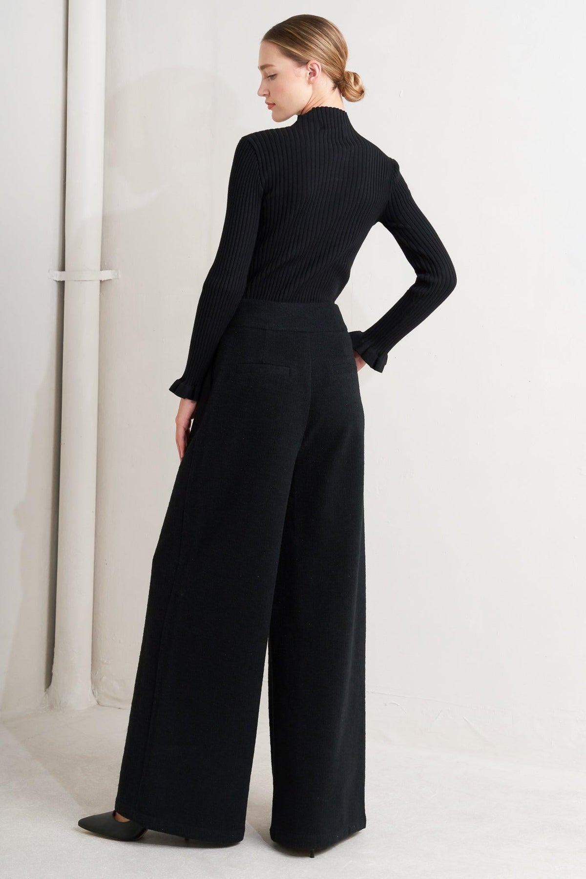 PRESTIGE VOLUME PANTALONES TEJIDOS NEGROS