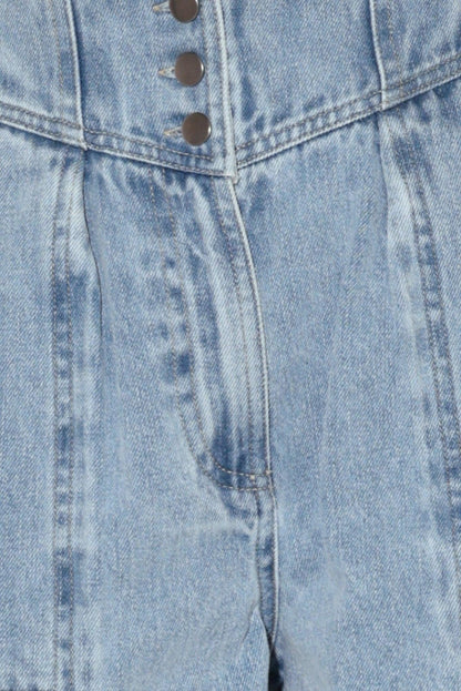 SUNLIT DENIM MOMENT SHORTS
